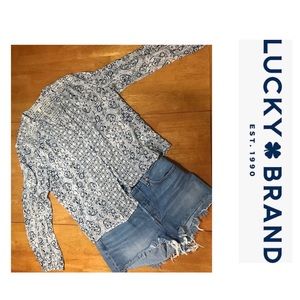 ⬇️ price drop Lucky Brand 🍀 Boho Peasant Blouse